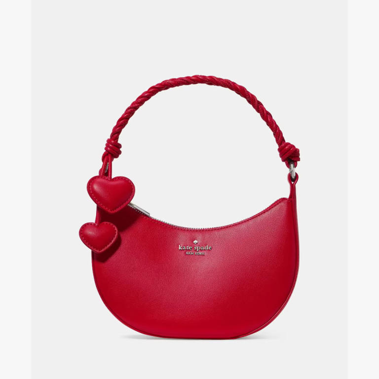 Kate Spade outlet has an adorable shoulder bag with heart charms on ...
