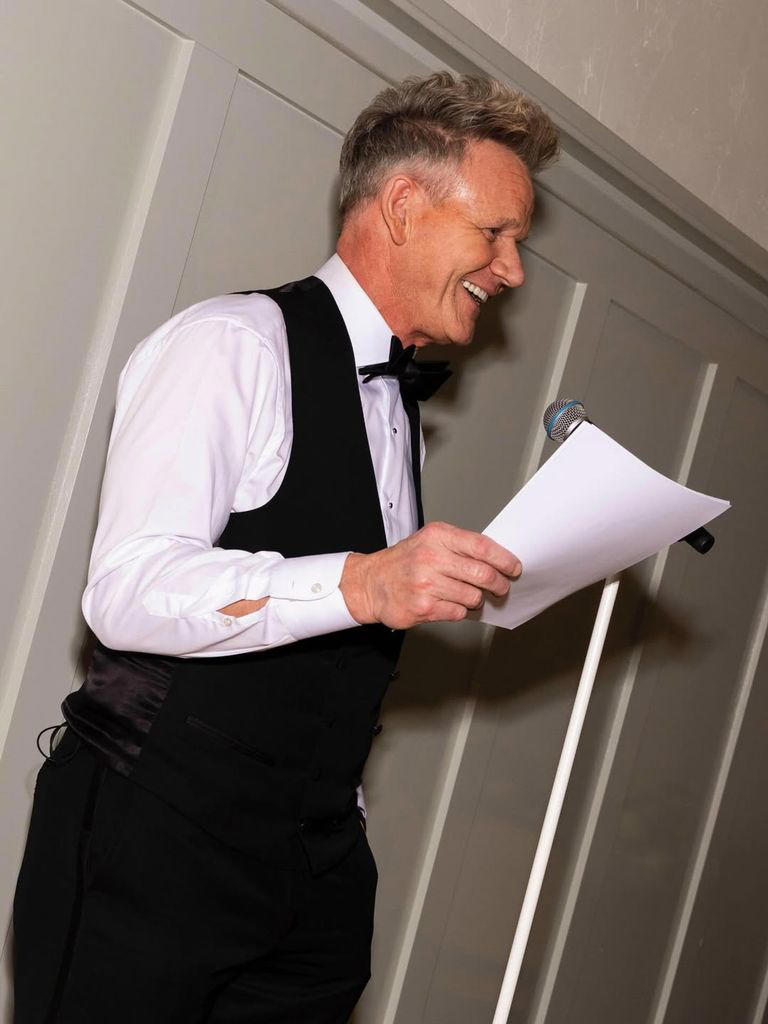 El momento más íntimo de la boda de la hija de Gordon Ramsay sale a la ...