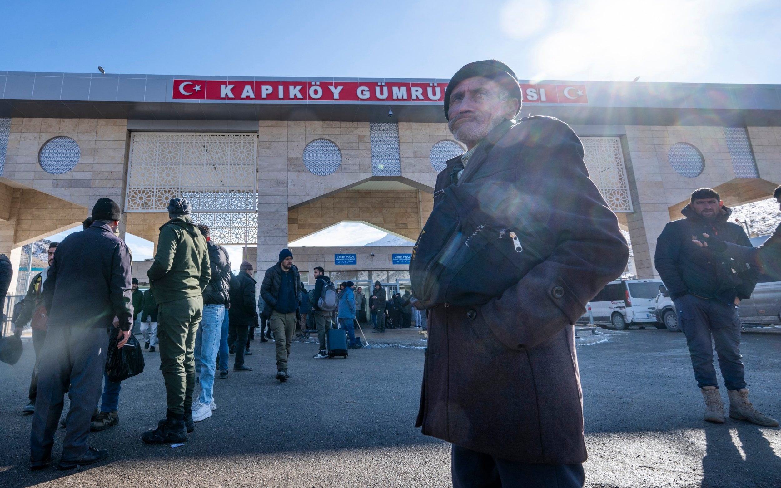 Iranians entering Turkey on Saturday morning indicated that some people had able to send text messages amid the communications crackdown - David Rose for The Telegraph