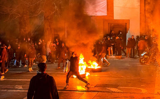 The internet shutdown is part of a wider crackdown on mass protests - AFP via Getty Images