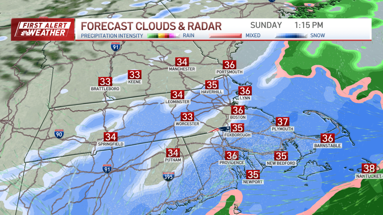 First alert: Snow totals rising for Sunday storm. See updated snowfall maps