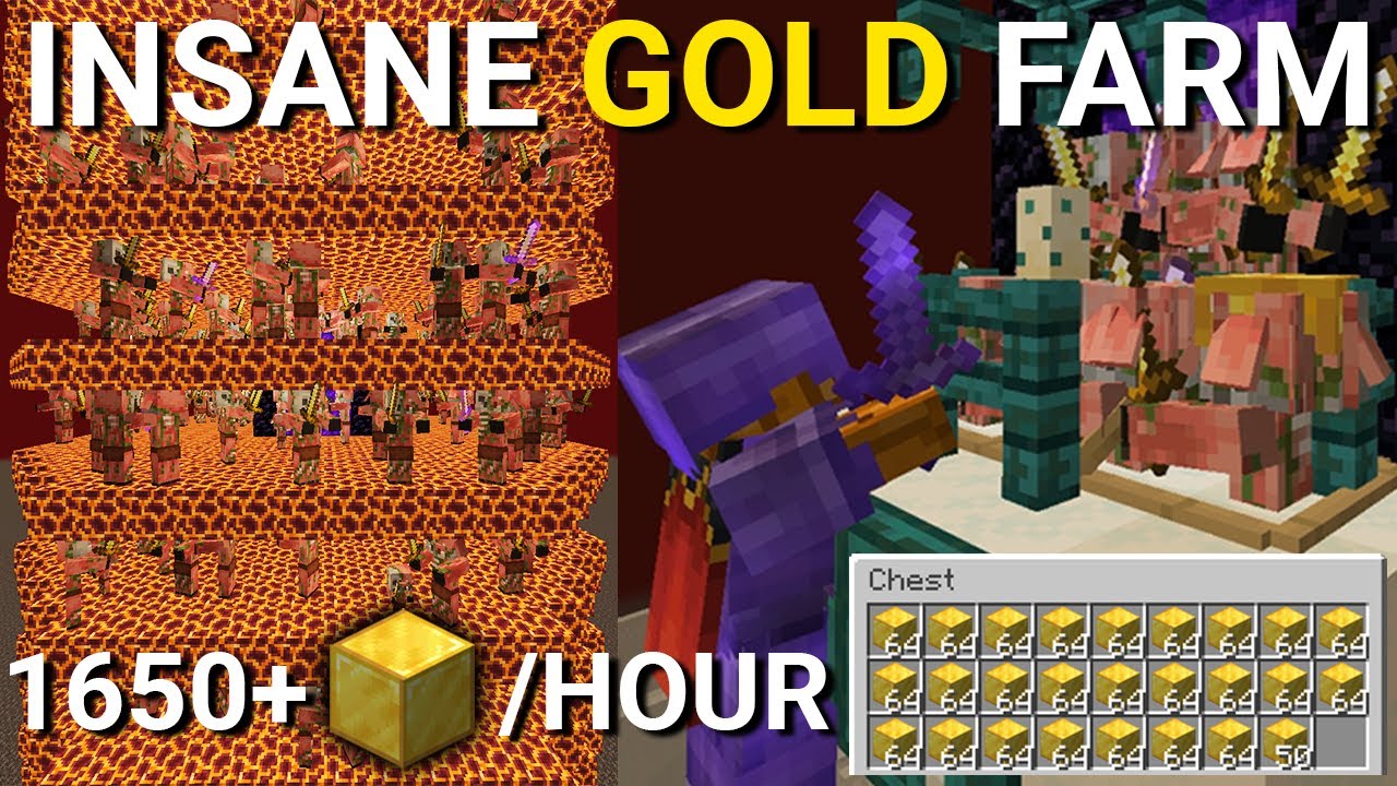 Minecraft boat looting gold XP farm tutorial/explanation - 225,000 ...