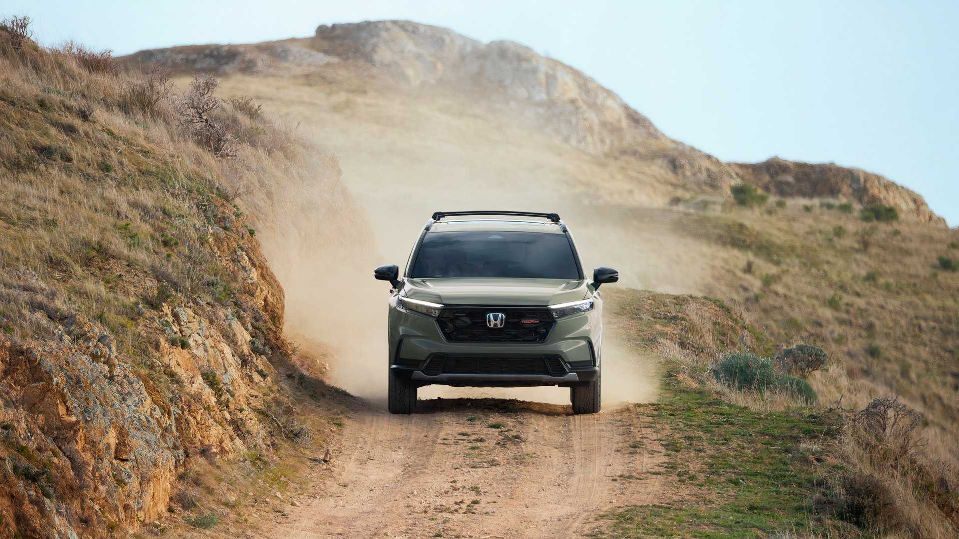 2026 Honda CR-V Hybrid TrailSport front action shot