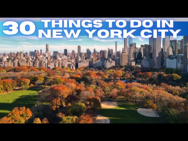Best things to do in New York City 2026 4K