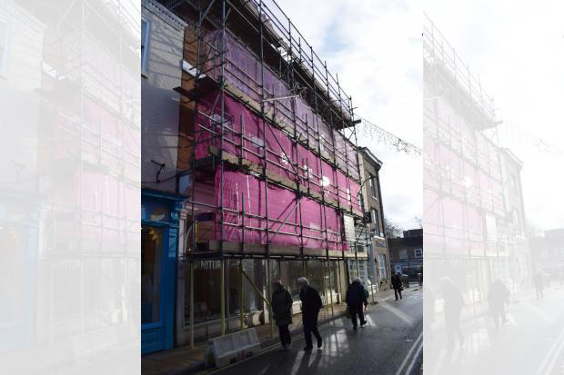 Work begins to transform Georgian townhouse in busy York street