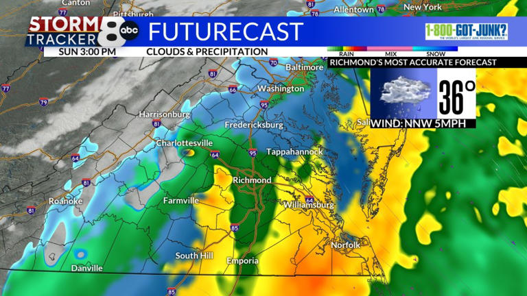 StormTracker8: A wintry mix on the way for Sunday