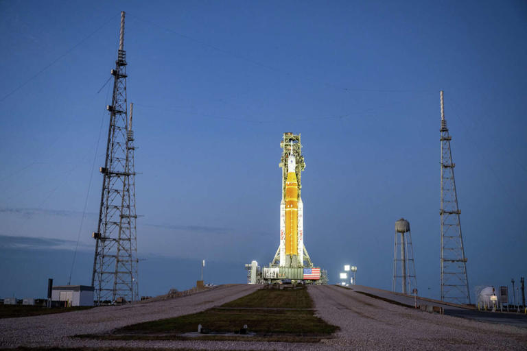 NASA's Artemis II moon rocket reaches launch pad, prepares for first ...
