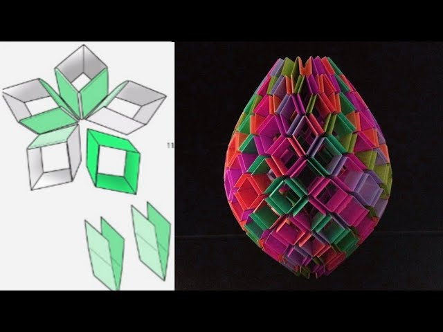 DIY guide to crafting 3D origami paper balls