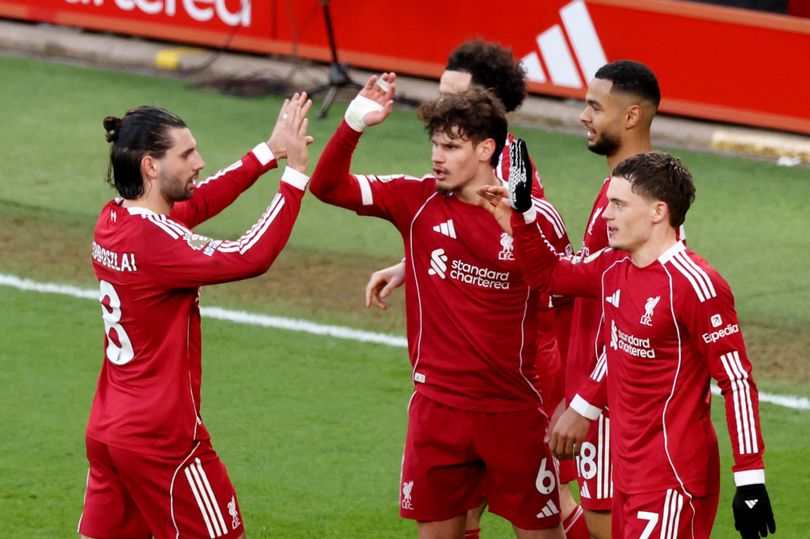 Florian Wirtz scored for Liverpool against Burnley.