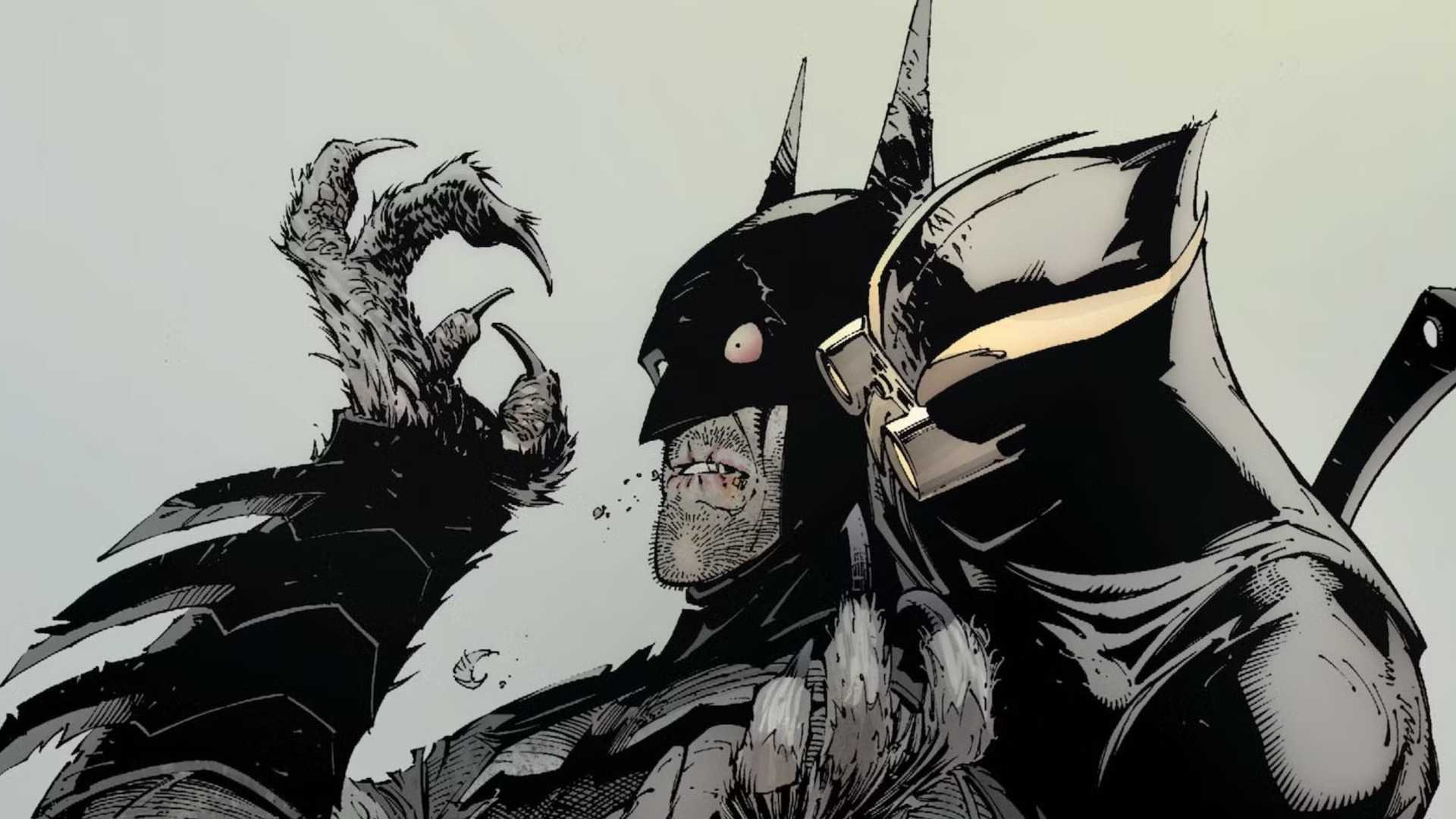 Batman and a Talon from the Court of Owls comic book story arc.