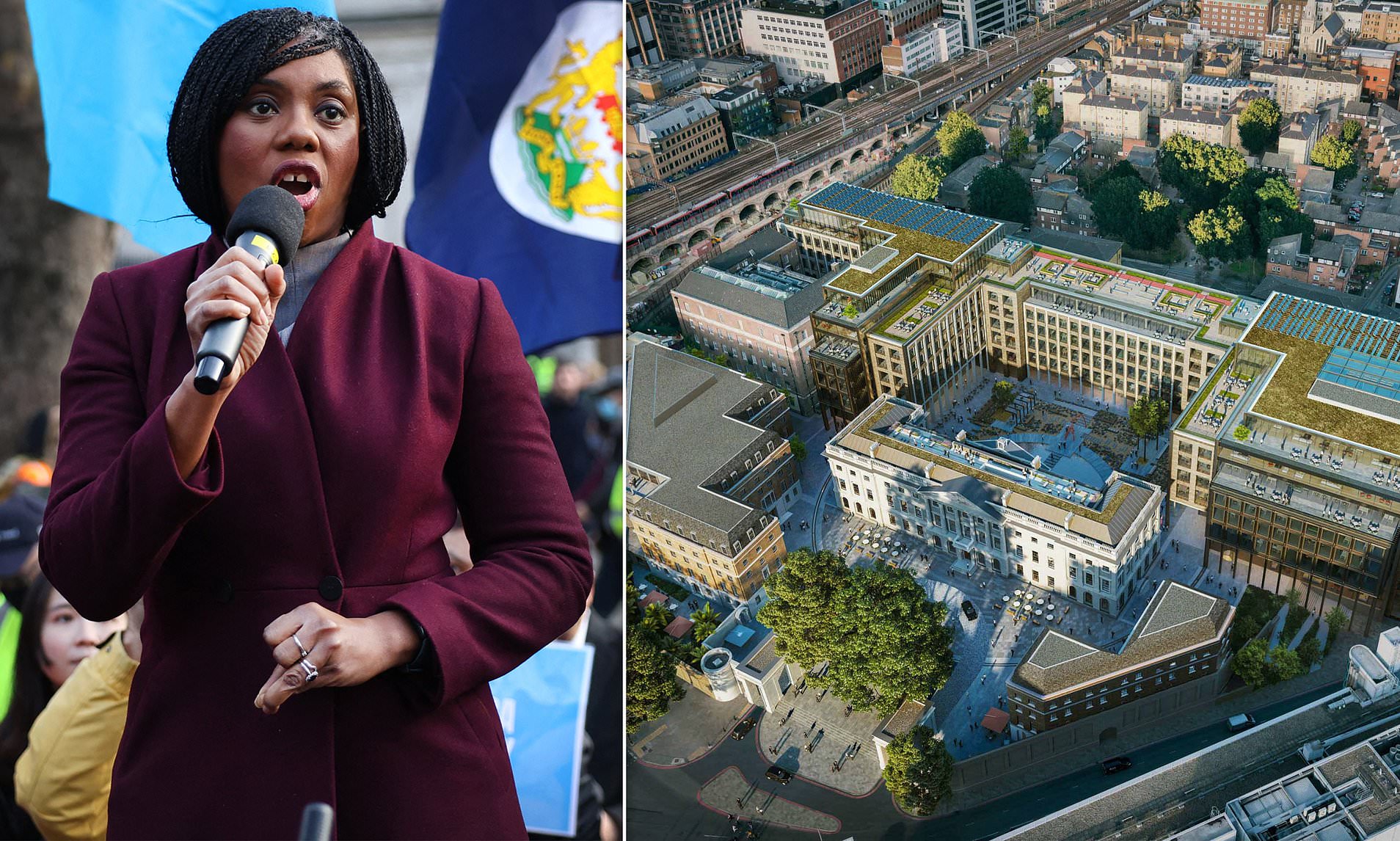 Badenoch joins China 'mega-embassy' protests as experts raise Euro spy ...