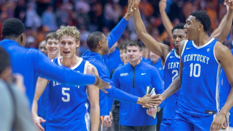 Slideshow Kentucky Men S Basketball Beats Tennessee 80 78