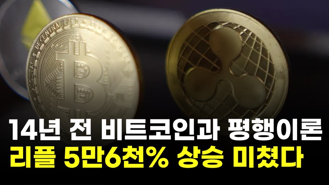 리플, 14년 전 비트코인과 평행이론…5만6천% 상승 미쳤다 | Watch