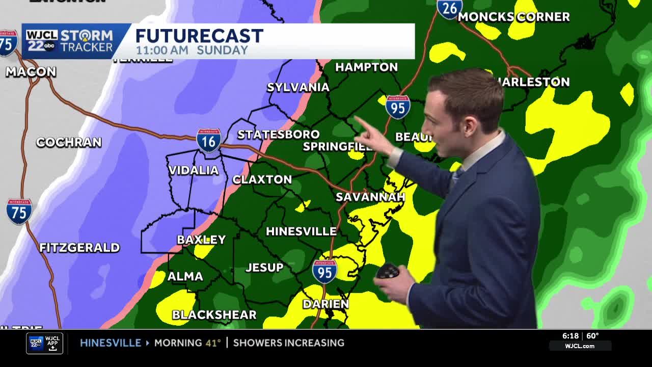 Rain moves in tonight, wintry mix possible for portions of SE Georgia ...