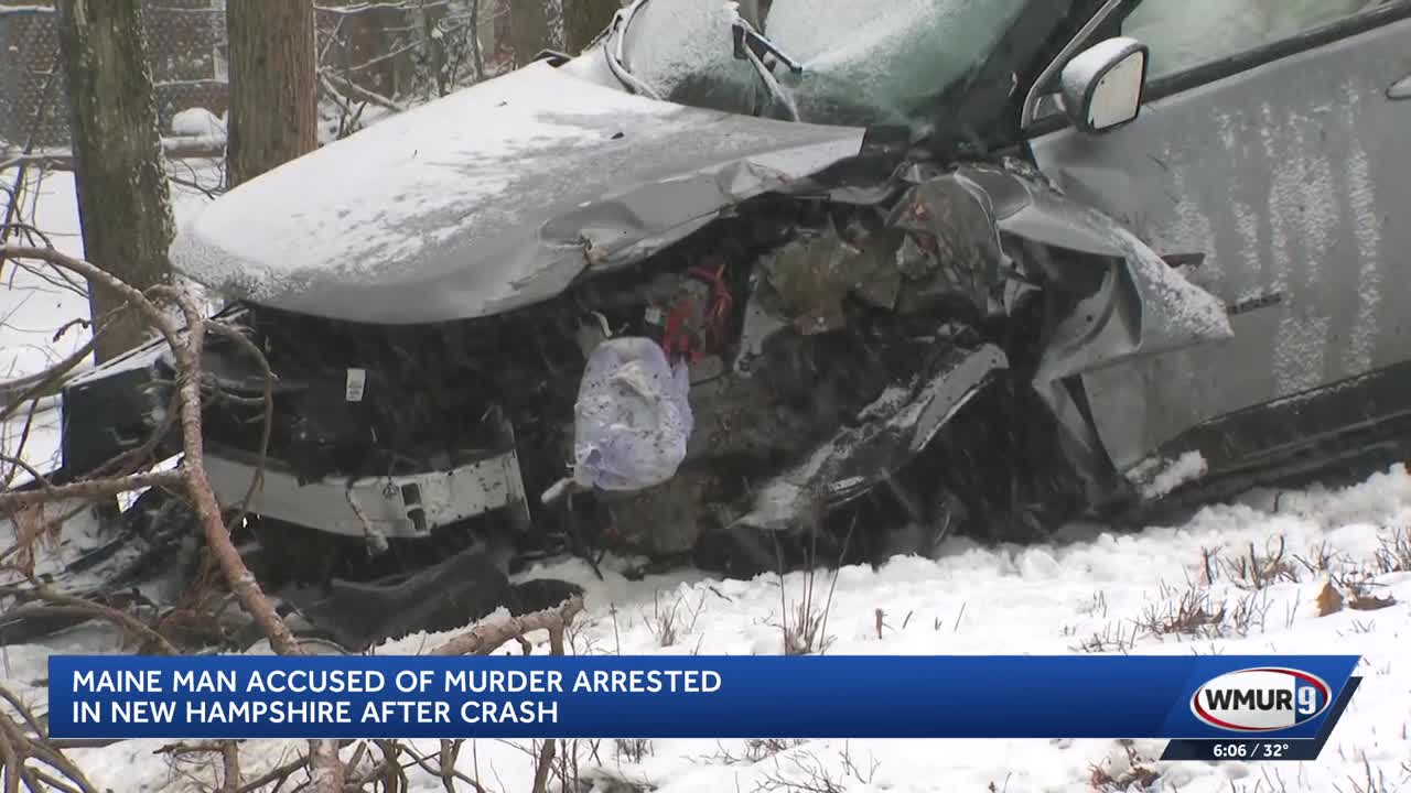 Maine man suspected in girlfriend's murder arrested after chase ends in ...