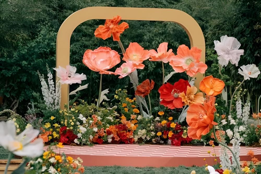 altar pernikahan – 10 Ide Altar Pernikahan Luar Ruangan, Hadirkan Momen Sakral yang Istimewa