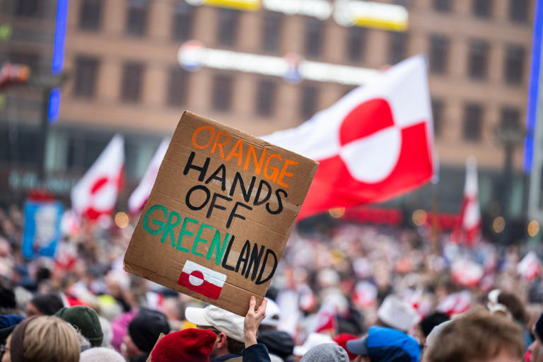 Thousands protest against Trump’s Greenland takeover threats