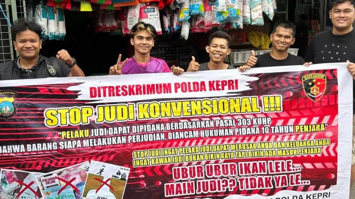 Lawan Judi, Polda Kepri Edukasi Warga Batam Soal Denda Hukum – Lawan Judi, Polda Kepri Edukasi Warga Batam Soal Denda Hukum