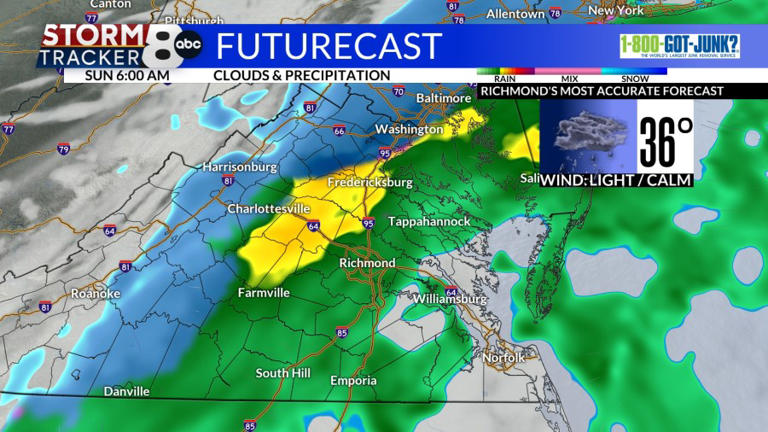 StormTracker8: A wintry mix on the way for Sunday