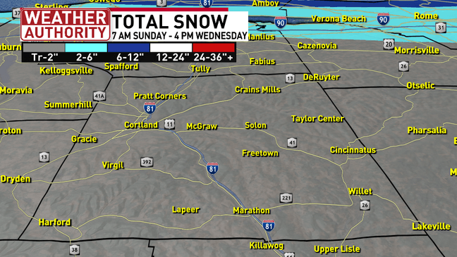 Long-duration heavy lake snow for some, dangerously cold wind chills ...