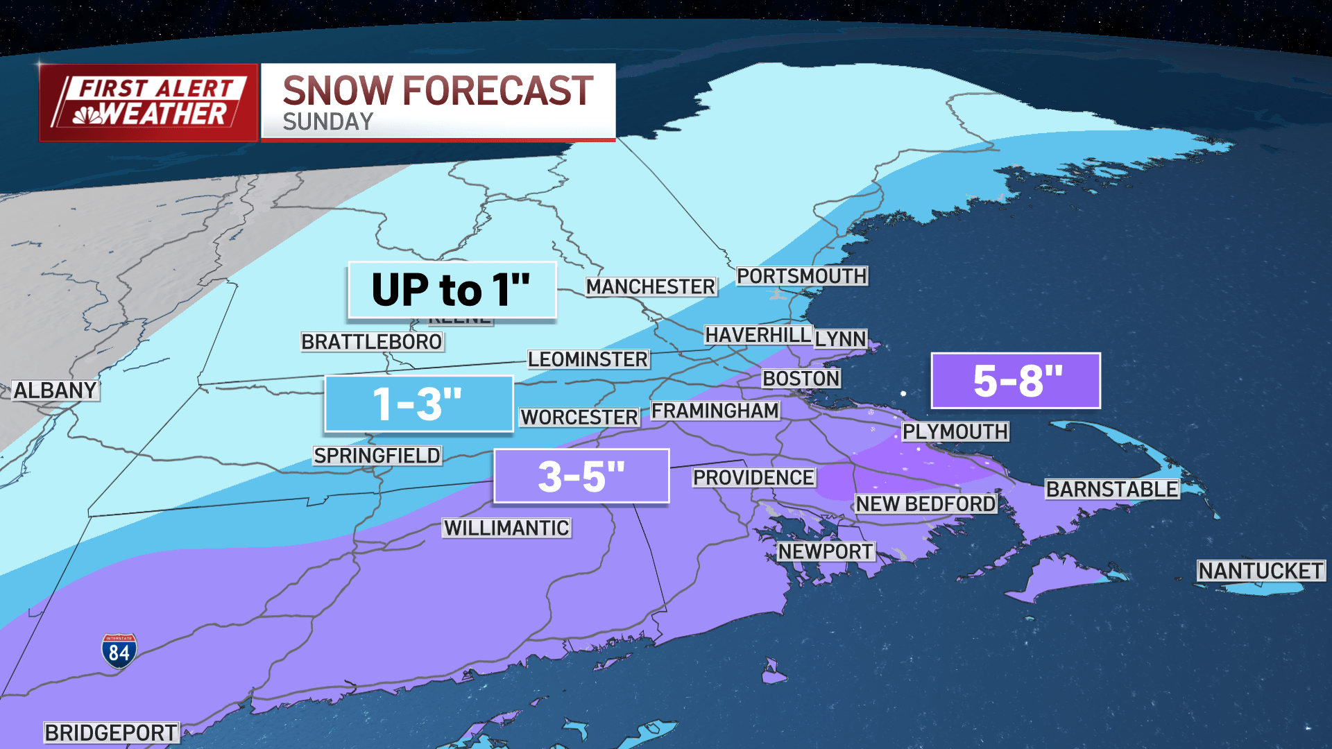 First alert: Storm to dump up to 9 inches of snow on southern New ...