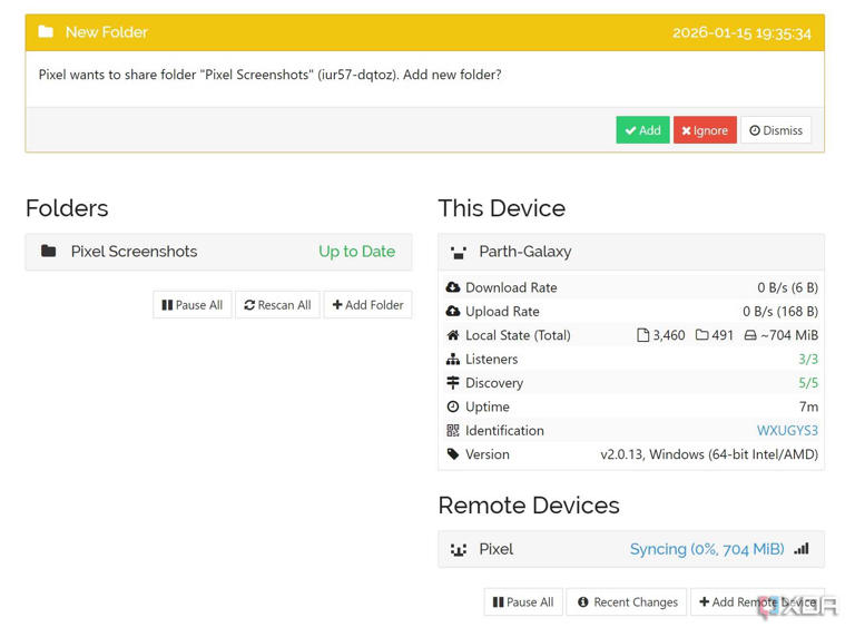 Syncthing keeps every device I own in sync without a single file ever ...