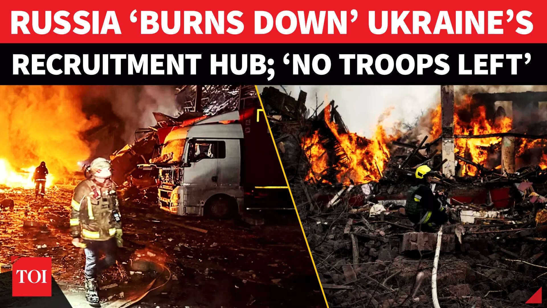 Russia strikes Ukraine recruitment centre amid major troop crunch ...