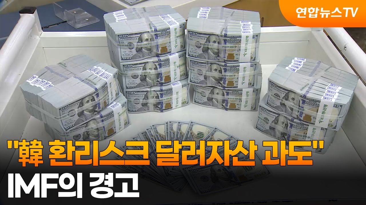 韓 환리스크 달러자산, 외환시장 25배…IMF 