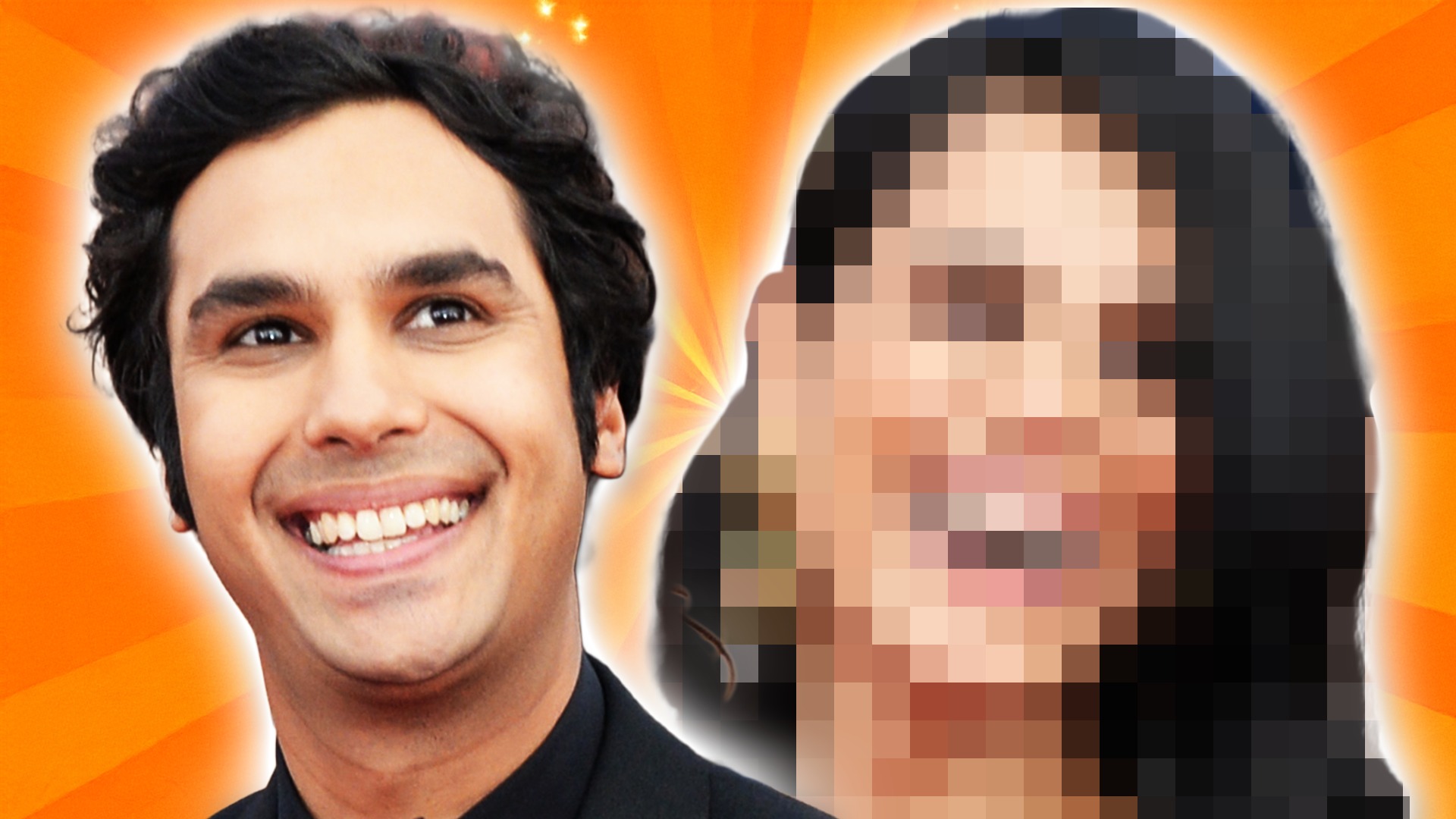 Raj's real life wife is drop dead gorgeous