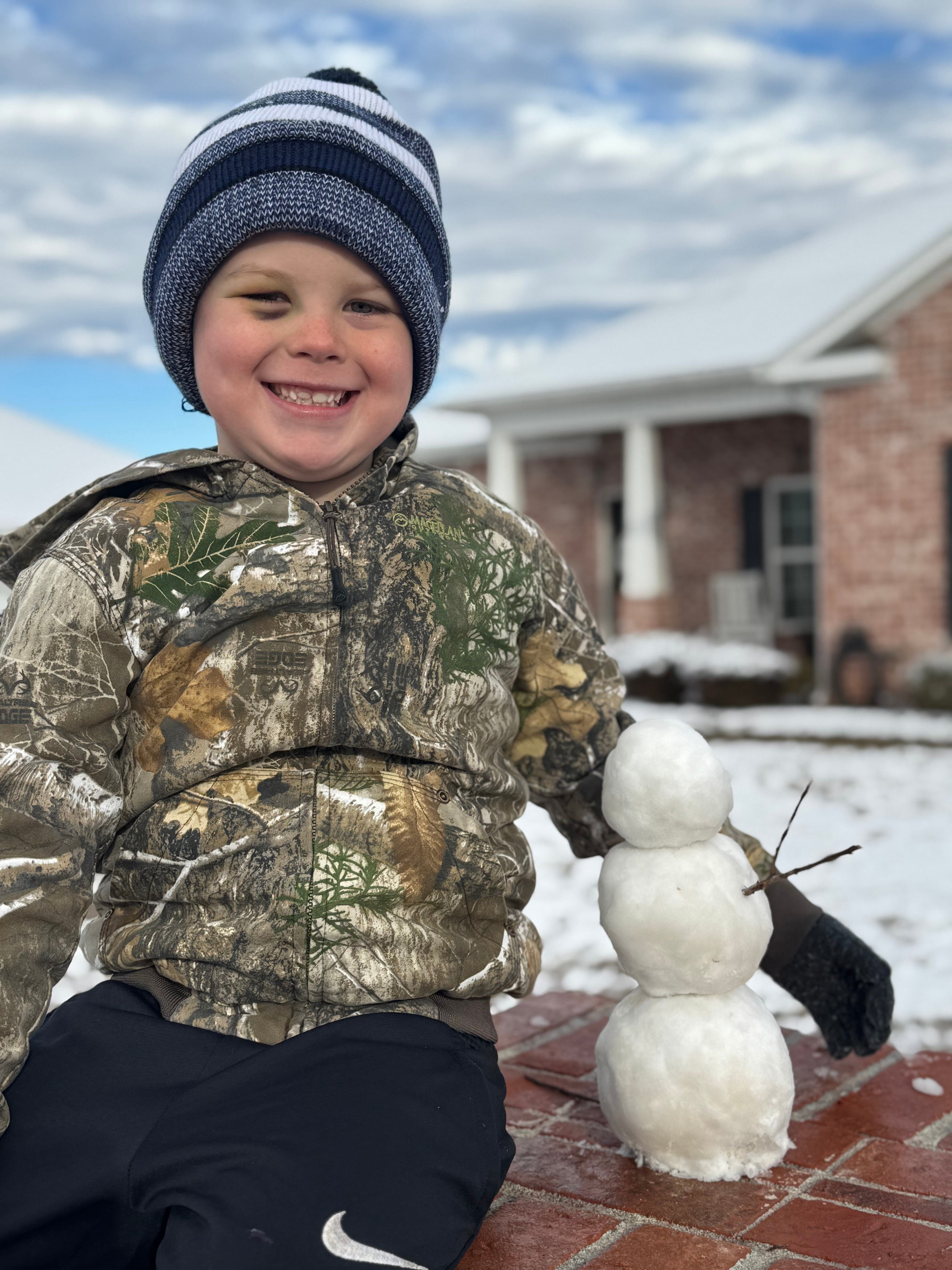 WTVY viewer view: Snowy Sunday across the Wiregrass