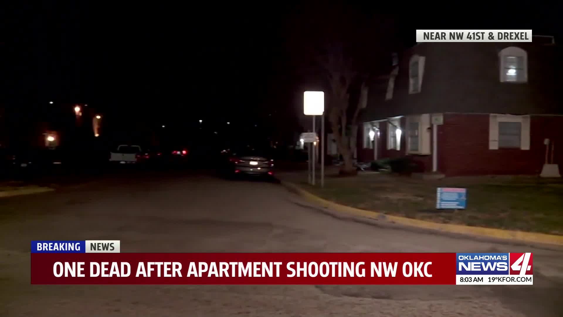 One dead after apartment shooting NW OKC