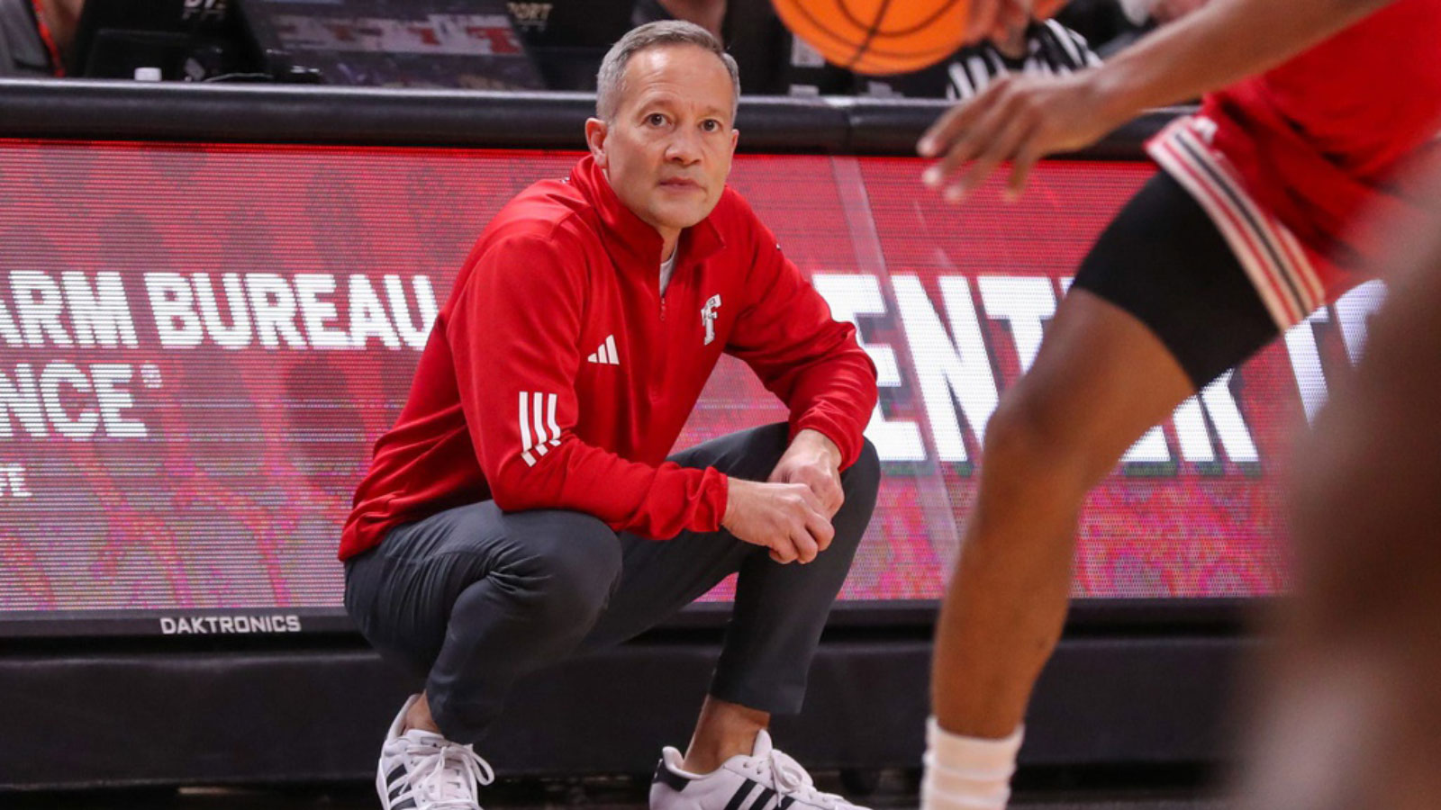 Texas Tech basketball’s Grant McCasland beams with pride after knocking ...