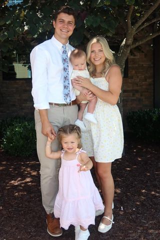 Katie Clark/Instagram Travis Clark, Katie Bates and their two children, Hailey James and Harvey Gray