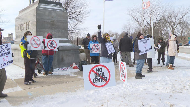 Monroe County residents rally against proposed data centers