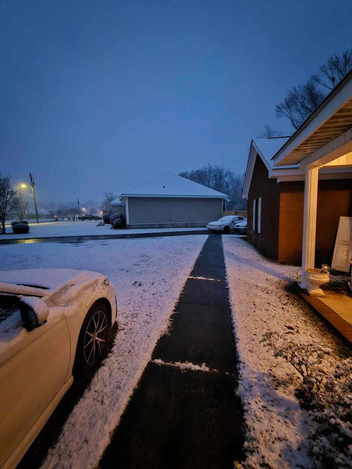 WTVY viewer view: Snowy Sunday across the Wiregrass
