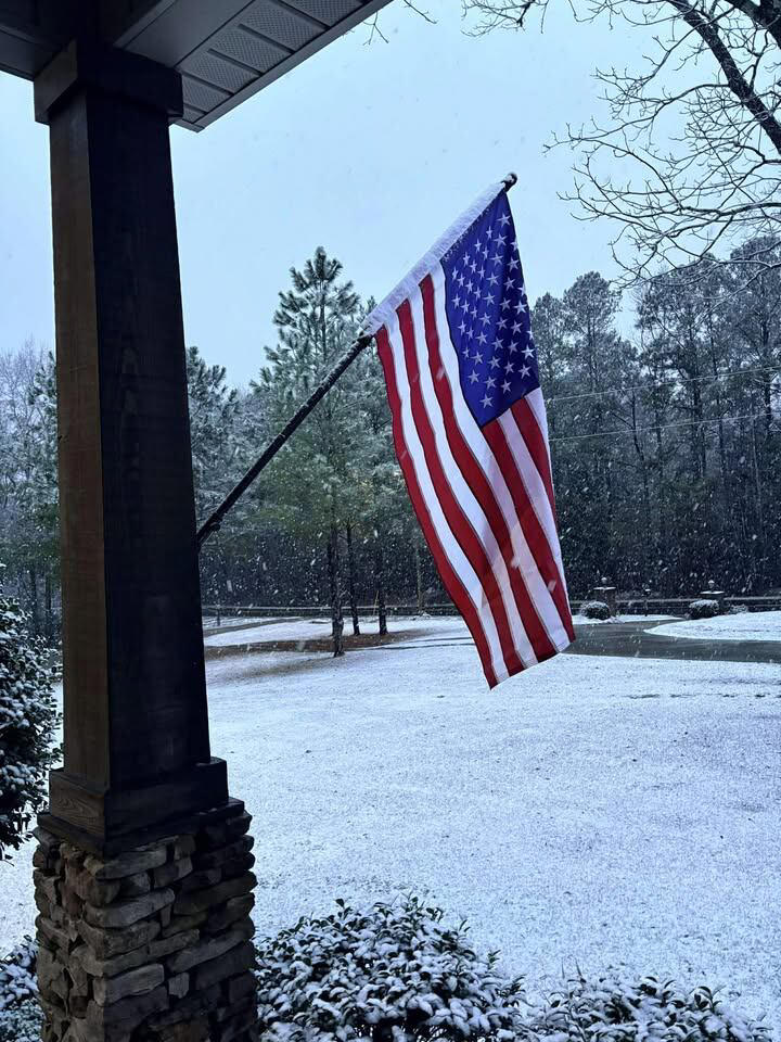 WTVY viewer view: Snowy Sunday across the Wiregrass