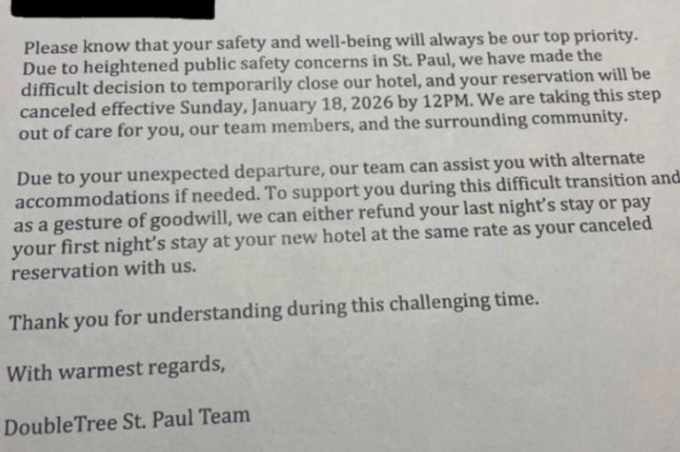 ICE agents turfed out of Hilton hotel over 'safety concerns' in Minnesota