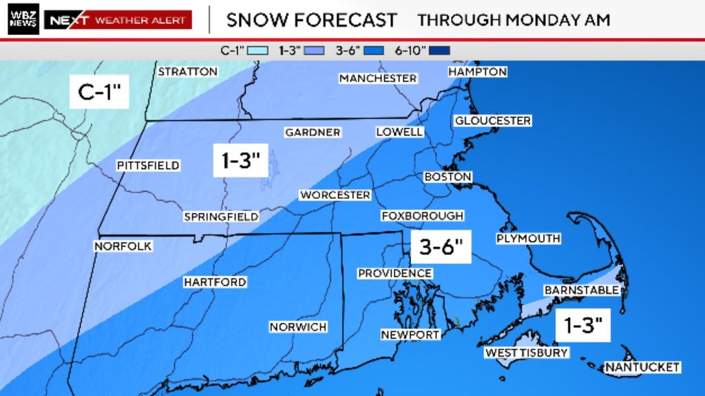 Snow continues overnight in Massachusetts, poor travel expected into ...