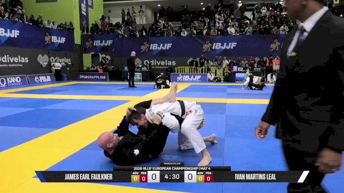Ivan Martins Leal Vs James Earl Faulkner 2026 European Jiu Jitsu IBJJF