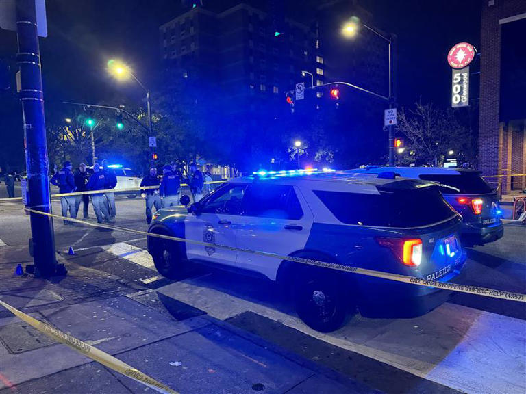 Three men arrested after fighting led to a bystander getting shot in ...