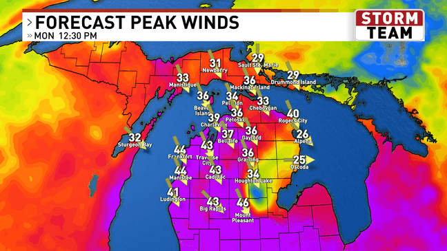 Winter storm warnings issued across northern Michigan with heavy snow ...