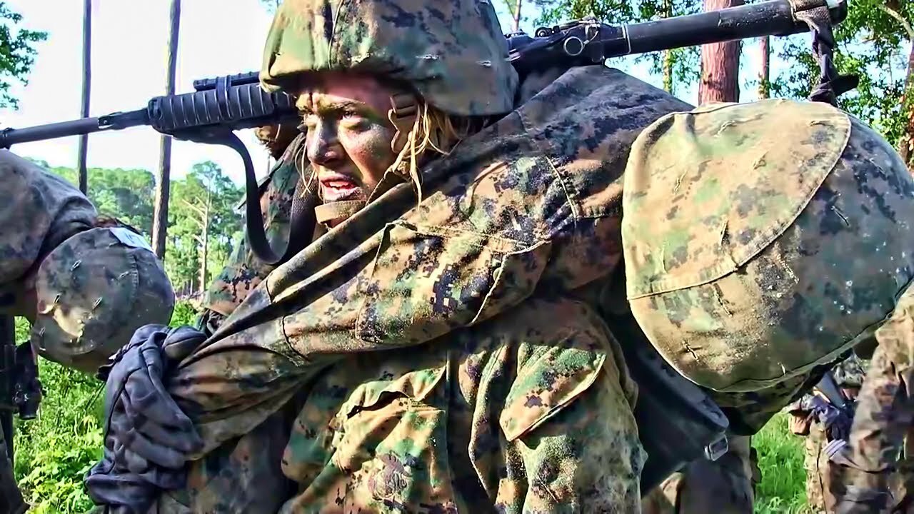 Want to be a US Marine? Boot camp combat course