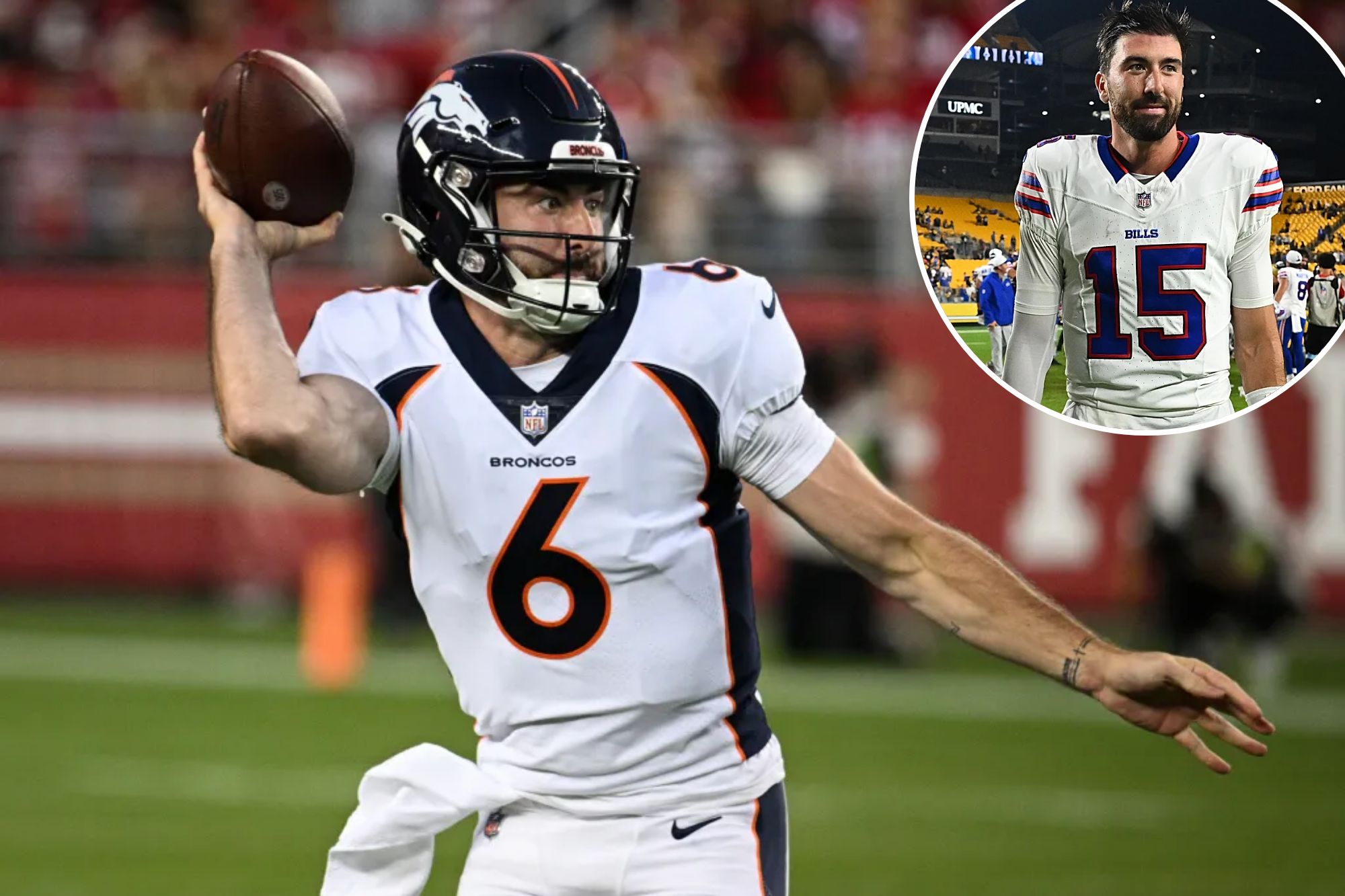 Broncos add journeyman QB straight from TV gig to be Bo Nix injury ...
