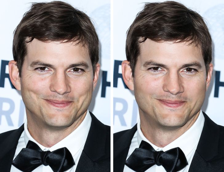 12 famous faces without their defining features, some results are truly ...