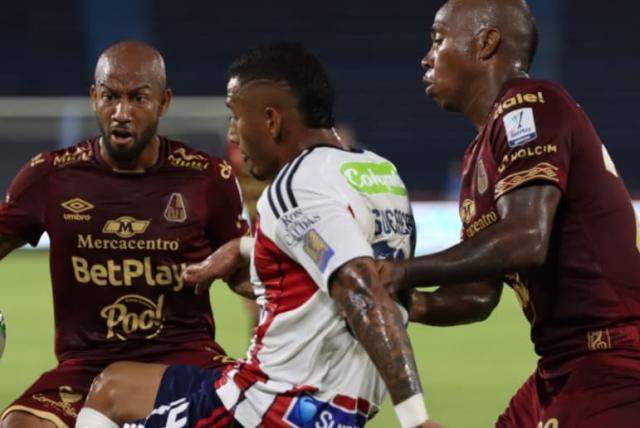 Junior perdió con Tolima en Liga I: Muriel debutó y casi es expulsado