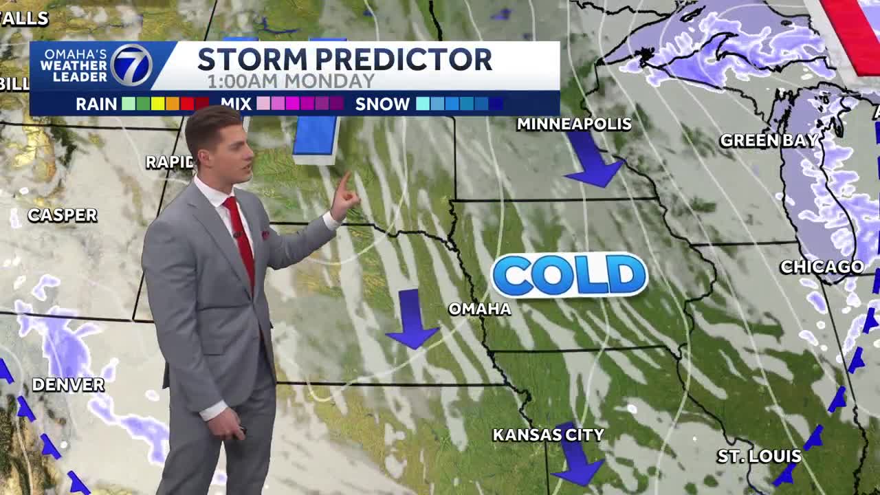 Bitter cold settling in for Monday morning in Omaha