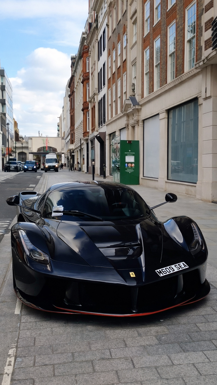 LaFerrari caught sitting curbside