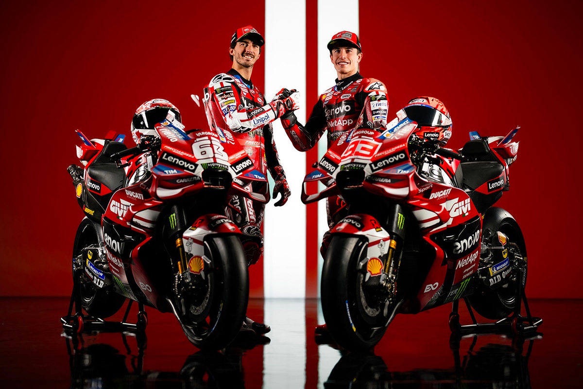 Nueva Ducati GP26 de MotoGP: Márquez y Bagnaia presentan la moto del ...