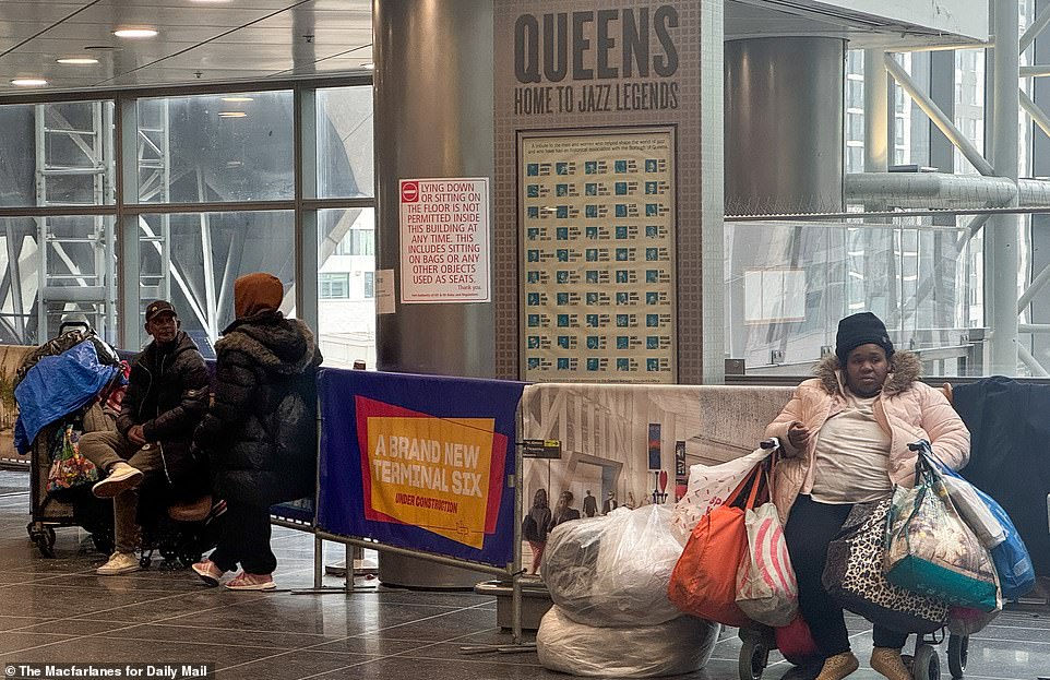 How US airports became an unofficial refuge for the homeless