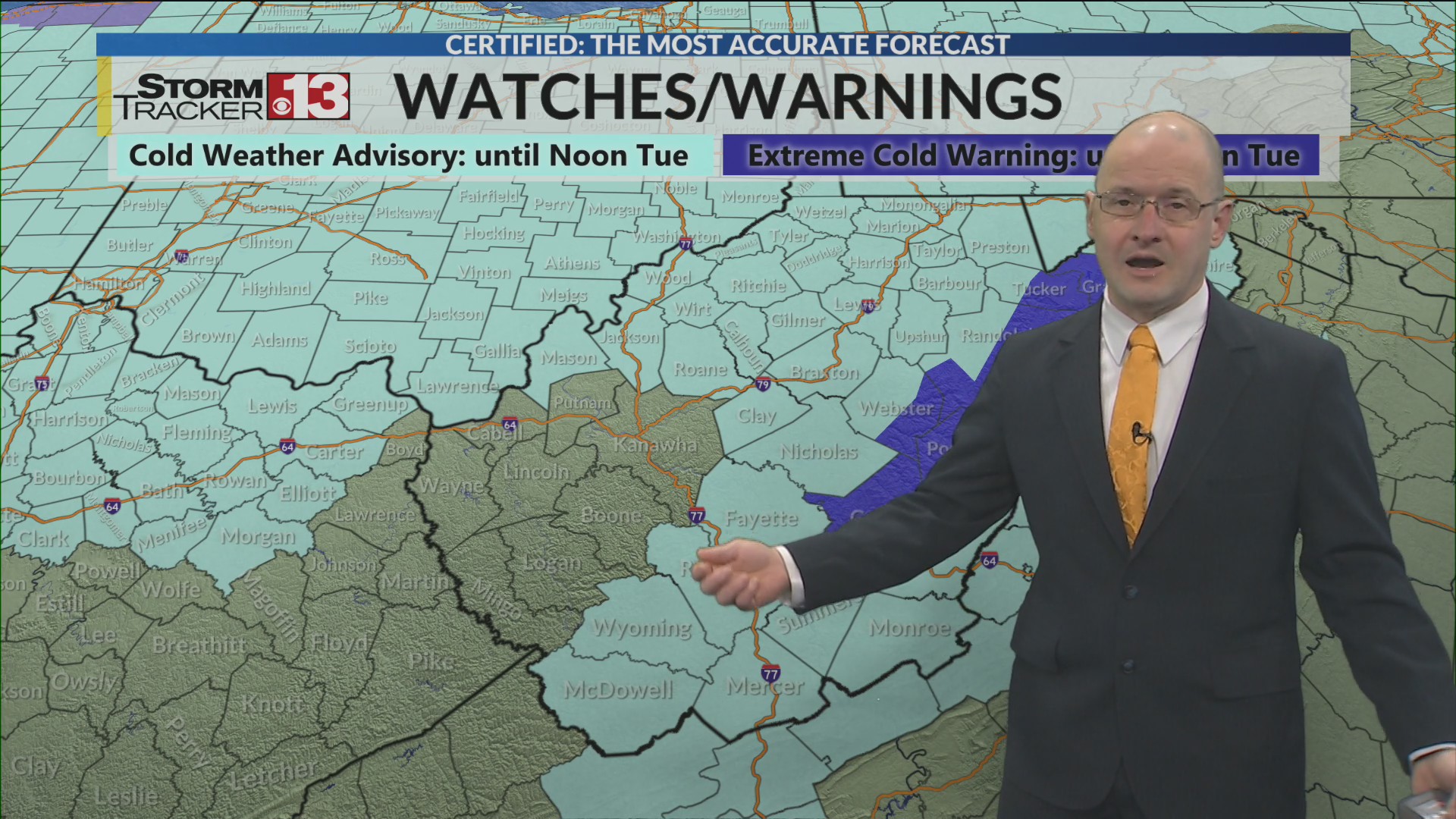 Risky cold moves in with single digit temps